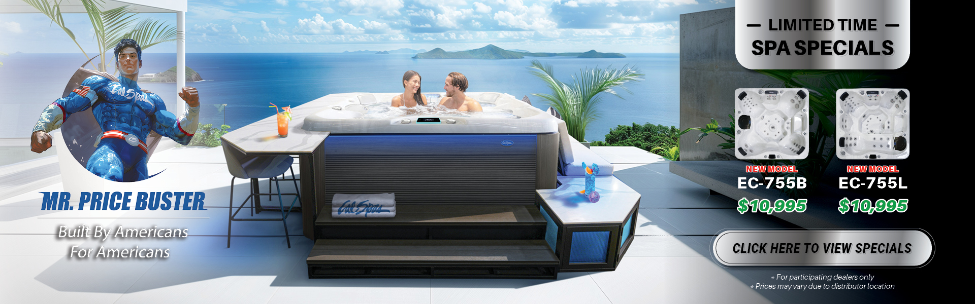 Calspas hot tub being used in a family setting - Strasbourg